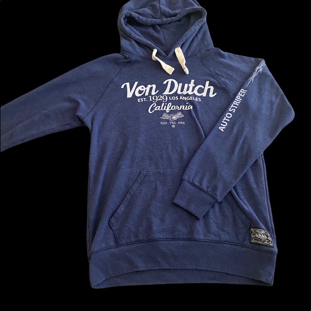 Mens Von Dutch hoodie -Medium